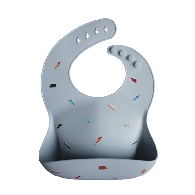 Tahan Lama Mudah Dibersihkan Unisex Silicone Baby Bibs Untuk Bayi Dan Balita