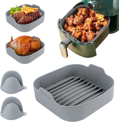 OEM ODM yang dapat didaur ulang Tersedia Air Fryer Silicone Pot Aman Di Sterilizer