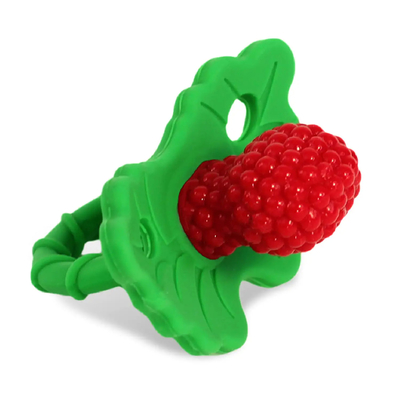 Berry Berbentuk Menenangkan Bayi Sakit Gusi Hands Free Design Silicone Baby Teether Toy untuk Natal