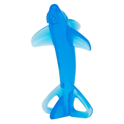 BPA Free Unbreakable Hot Sale Silicone Baby Teether Toy Aman di Sterilizer