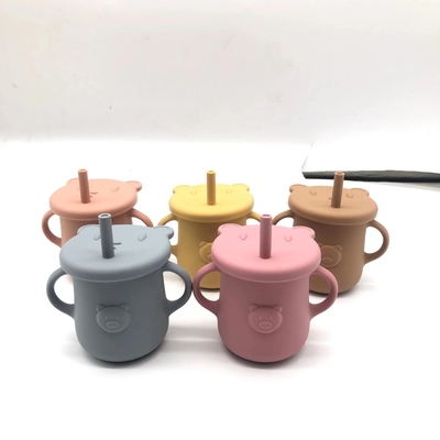 100% Food Grade Silicone Baby Cup Balita Silicone Baby Drink Cup Small Training Baby Cup