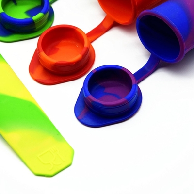Anti Lost Lid silikon Ice Pop Maker DIY Cetakan Popsicle Dapat Digunakan Kembali