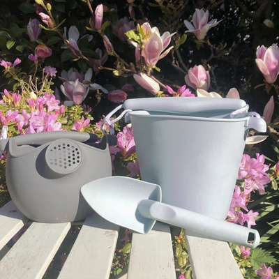 Unisex Folding silikon Beach Bucket Mengatur Ramah Lingkungan Untuk Mengumpulkan Kerang