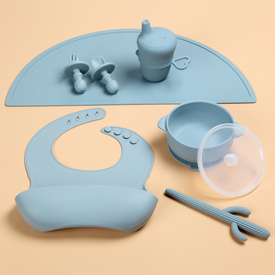 Ether Matched Color 240 Derajat Silicone Feeding Sets Disetujui FDA Untuk Bayi