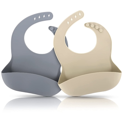 Bebas BPA Tidak Berbahaya Food Grade Silicone Baby Feeding Napkin Aman Dalam Air Mendidih