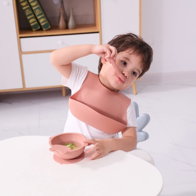 Serbet Bayi Kokoh Tanpa Plastik Tidak Beracun Silikon Aman Di Sterilisasi