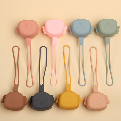 Multifungsi portabel silikon dummy case Puppy Shaped Untuk Perjalanan