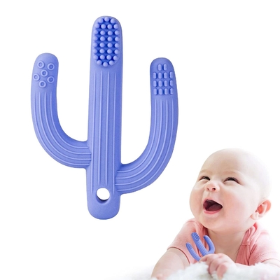 Mainan Teether Silikon Tahan Debu Bayi yang Dapat Didaur Ulang Aman Di Air Mendidih