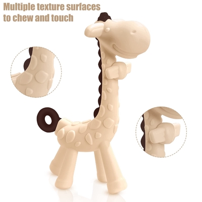Molding In One Sakit Gusi Pain Relief Silicone Teether Mainan Untuk Menyusui Bayi