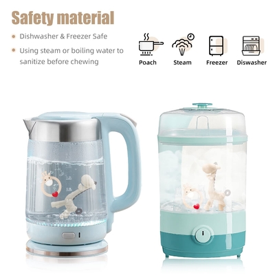 Molding In One Sakit Gusi Pain Relief Silicone Teether Mainan Untuk Menyusui Bayi