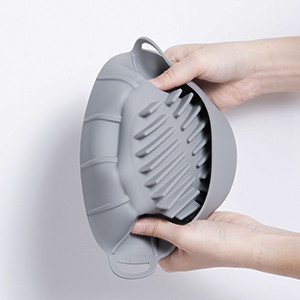 BPA Free Recyclable Customization Air Fryer Silicone Pan Aman di Sterilizer