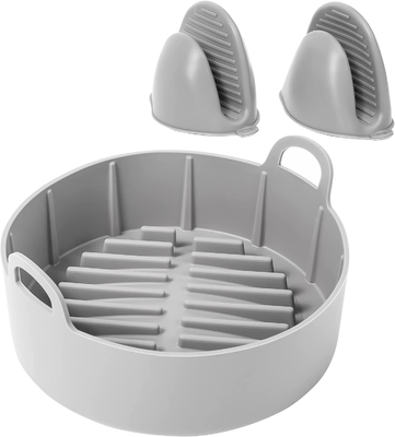 BPA Free Recyclable Customization Air Fryer Silicone Pan Aman di Sterilizer