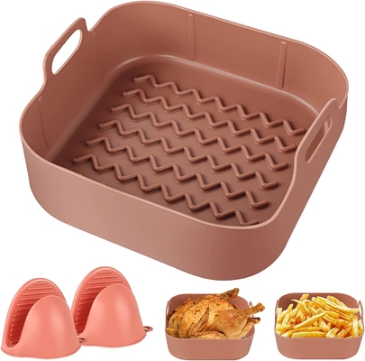 Bebas BPA FDA Disetujui Kemasan Disesuaikan Air Fryer Silicone Accessory Aman di Mesin Pencuci Piring