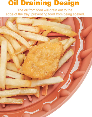 Kualitas Tinggi Banyak Digunakan Patel Color Air Fryer Silicone Pot Aman di Sterilizer