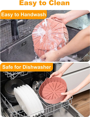 Kualitas Tinggi Banyak Digunakan Patel Color Air Fryer Silicone Pot Aman di Sterilizer