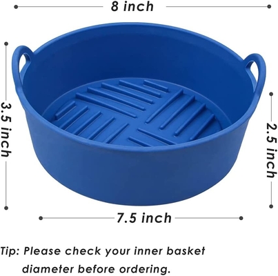 BPA Free Unbreakable OEM &amp; ODM Tersedia Air Fryer Silicone Pot Aman di Pencuci Piring