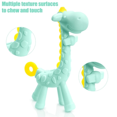 Membersihkan Cetakan dengan Mudah dalam Satu Teether Bayi Silikon Tidak Beracun untuk Eksplorasi Sensorik