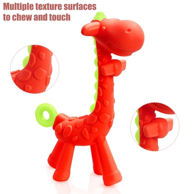 Lembut BPA Gratis Baru Dirancang Silicone Baby Chew Toys Aman di Mesin Pencuci Piring