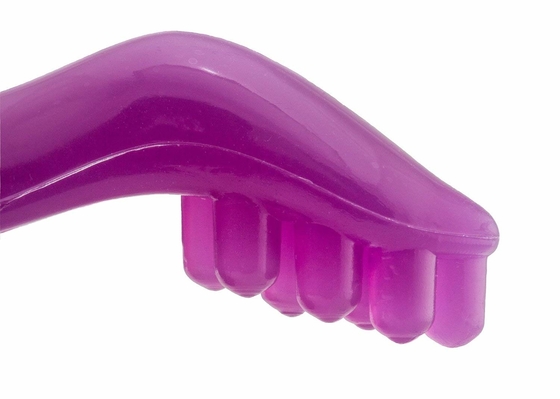 Pembentukan Tahan Lama dalam Satu Warna Patel Silicone Baby Teething Toy untuk Bayi Menyusui