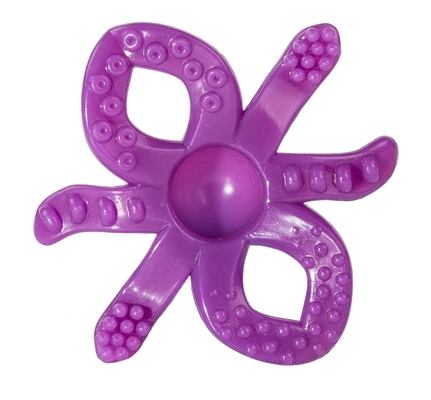 Pembentukan Tahan Lama dalam Satu Warna Patel Silicone Baby Teething Toy untuk Bayi Menyusui