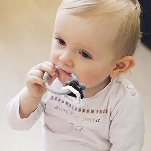 No - phthalates No - Berbahaya - Bahan Silicone Baby Teething Toy untuk Bayi Baru Lahir