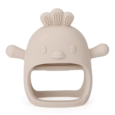 Mudah Dibersihkan Teether Bayi Silikon yang Disetujui FDA yang Baru Dirancang Aman dalam Air Mendidih