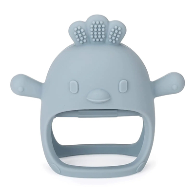 Chicky BPA Free Anti-Drop Silicone Mitten Tumbuh Gigi Mainan untuk Menenangkan Sakit Gusi