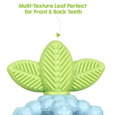 Bebas BPA Mudah Digenggam Bertekstur Gigitan Relief Teether Menenangkan Gusi Sakit Bayi