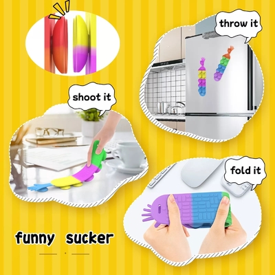 Hot Sale New Squidopops Fidget Suction Toys untuk Menghilangkan Stres