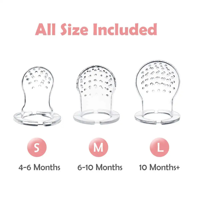 All Sizes 2 Packs BPA Free Fruit Food Feeder Dot Untuk Pemberian Makan Bayi