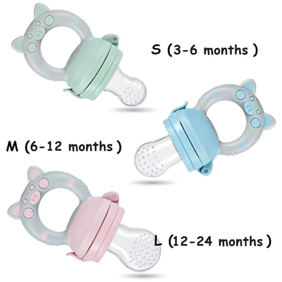 Ukuran berbeda 3 Pack Food Grade Fresh Food Feeder Dengan Piggy Handle