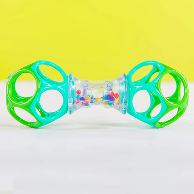 Mainan Rattle Oball Shaker Berwarna Cerah Mudah Dibersihkan Untuk Bayi Baru Lahir