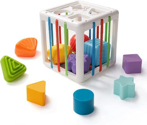 Baby Blocks Game Menyortir Bola Bertekstur Warna-warni untuk Keterampilan Motorik Halus Dini
