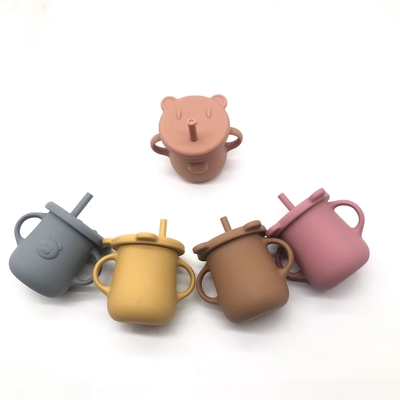 100% Food Grade Silicone Baby Cup Balita Silicone Baby Drink Cup Small Training Baby Cup