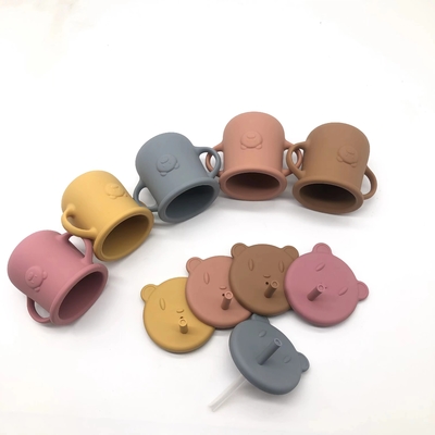 100% Food Grade Silicone Baby Cup Balita Silicone Baby Drink Cup Small Training Baby Cup