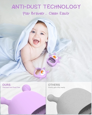 Baby Teething Toys Silicone Baby Teether Mainan untuk Bayi 3+ Bulan