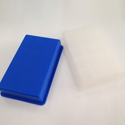 8 Rongga silikon Ice Cube Molds Square Whiskey Ice Cube Tray FDA ODM