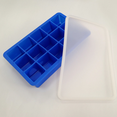 Penggunaan Rumah FDA Kualitas makanan silikon Ice Mold Square Ice Cube Cetakan 130 * 260mm
