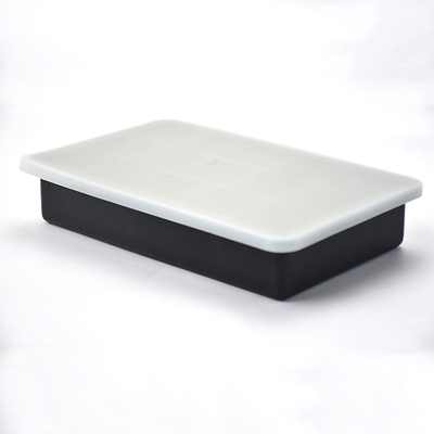 Penggunaan Rumah FDA Kualitas makanan silikon Ice Mold Square Ice Cube Cetakan 130 * 260mm