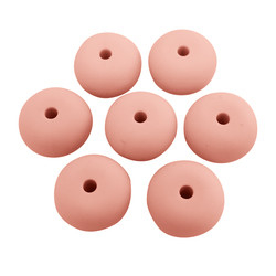 Kualitas makanan Kunyah silikon Beads Teether Kekuatan Tinggi Untuk Bayi