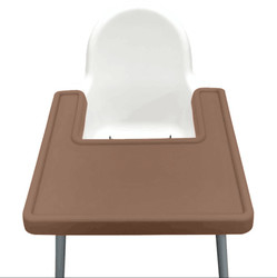 Disesuaikan Multicolor Kids silikon High Chair Tatakan ODM Untuk Meja Makan