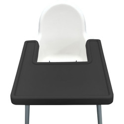 Disesuaikan Multicolor Kids silikon High Chair Tatakan ODM Untuk Meja Makan