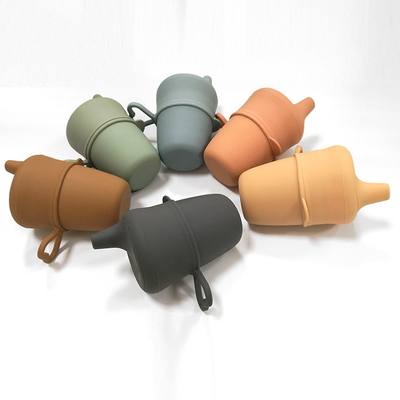 BPA Phthalate Bebas Sippy Cups Bayi silikon Sippy Cup Lids