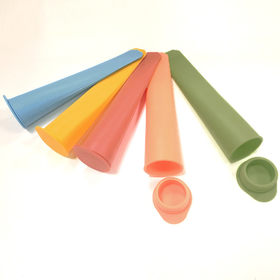 Cetakan Es Pop Silikon Kustom yang Dapat Digunakan Kembali Kualitas makanan Bpa Bebas Popsicle Molds ODM