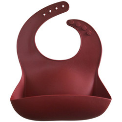 Reusable Lembut Tahan Air Silikon Bayi Bib Makanan Menangkap Bib 29*23*0.2cm