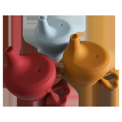 Produk Silikon Bayi Dapat Digunakan Kembali silikon Spout Sippy Cup 9.5*7*7.5cm