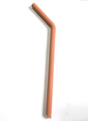 25.5cm silikon Travel Straw Logo Kustom Sedotan Silikon Ramah Lingkungan Untuk Bayi Dewasa