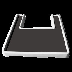 Disesuaikan BPA Bebas Sayang Tray silikon High Chair Tatakan 38*38*0.1cm