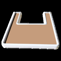 Disesuaikan BPA Bebas Sayang Tray silikon High Chair Tatakan 38*38*0.1cm