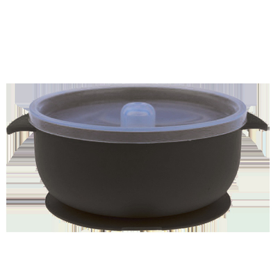 BPA Bebas Spill Proof silikon Pengisapan mangkuk Disegel Isolasi Microwave Aman 125g